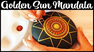⭐ Mandala Art Dot Painting How To Paint Stones Rocks Dotting Artist Tutorial Mandalas #mandala #art