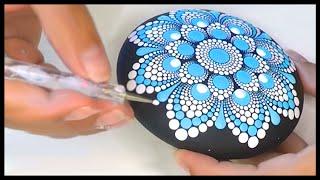 How to Mandala Dot Painting – Mandalas With Acrylic Paint Dotting Artist Tutorial Art #mandala #art