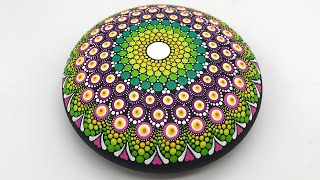 How to Mandala Dot Painting – Mandalas With Acrylic Paint Dotting Artist Tutorial #mandala #mandalas