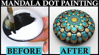 How to Mandala Dot Painting – Mandalas With Acrylic Paint Dotting Artist Tutorial Art