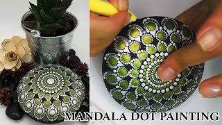 🎨 ❤️ How to Paint Mandala Dot Painting Art Rock Beach Pebble Tutorial Painting Dotting Mandalas ❤️ 🎨