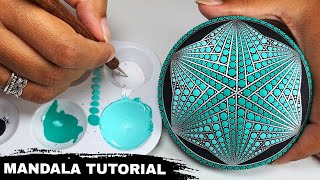 Mandala Art Dot Painting Rocks Painted Stones | How to Paint Mandala for Beginners Tutorial #mandala