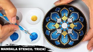 Mandala Dot Painting on Rocks with Stencils | Beginner’s Guide to Paint Mandalas #mandala #dotart