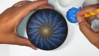Mandala Art Dot Painting Rocks Painted Stones | How to Paint Mandala for Beginners Tutorial #mandala
