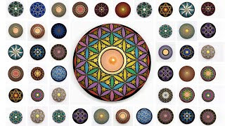 Mandala Art Dot Painting 2025 Recap Rocks Stones Painting Evolution Satisfying Relaxing Video